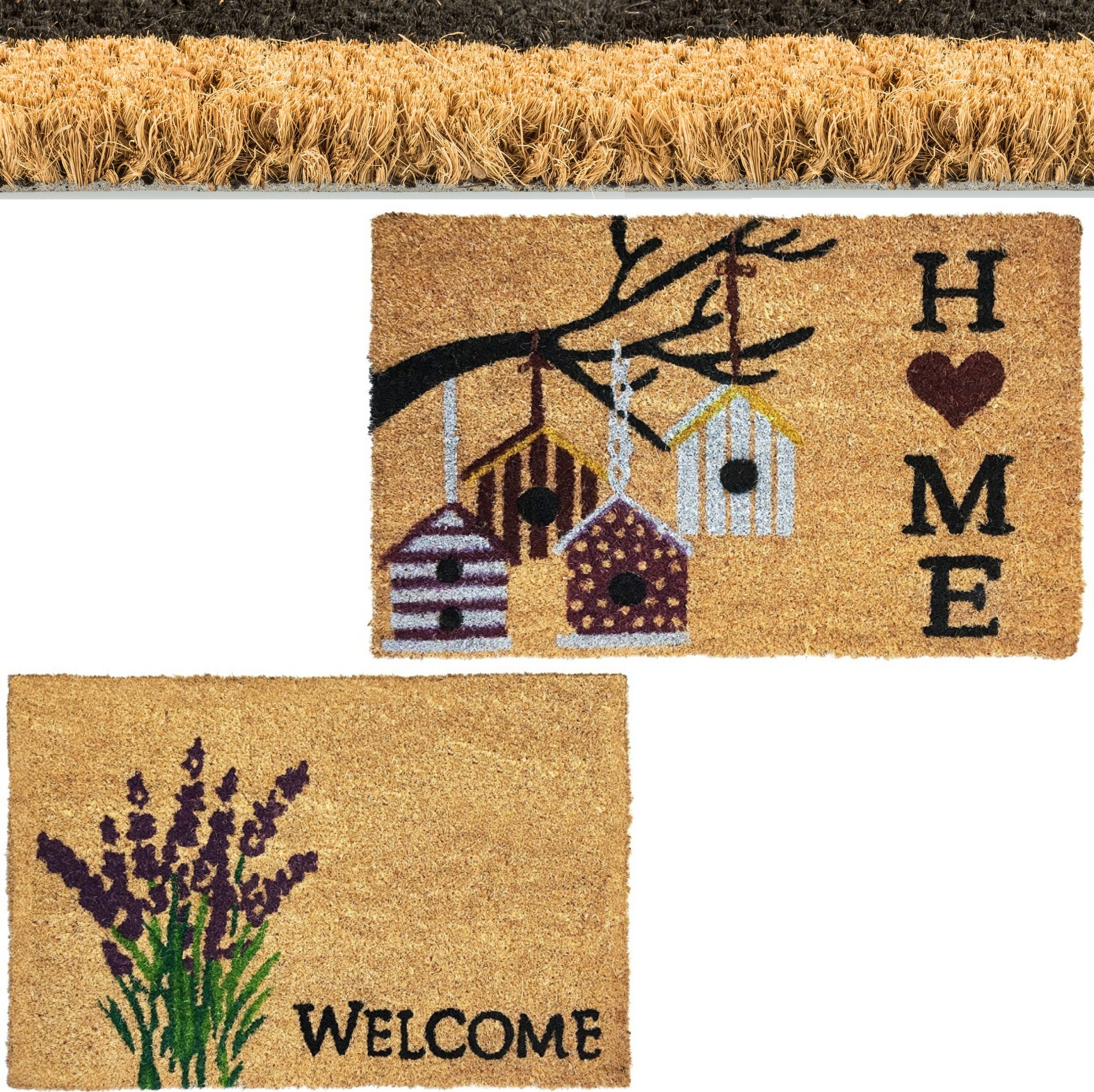 Krystynka Wycieraczka antypoślizgow 40x60cm Włókno kokosowe Zestaw