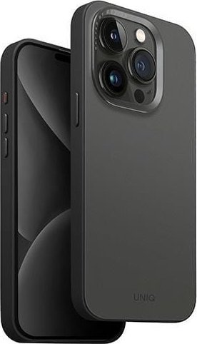 Etui UNIQ Lyden DS Apple iPhone 15 Pro Max Magclick Charging szaro-czarny/charcoal grey-black