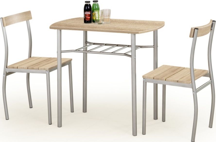 Selsey Stół z krzesłami Parra dąb sonoma