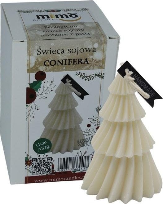 Świeczka naturalna wolnostojąca sojowa Conifera