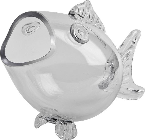 Witek Home Wazon szklany Ryba 45cm