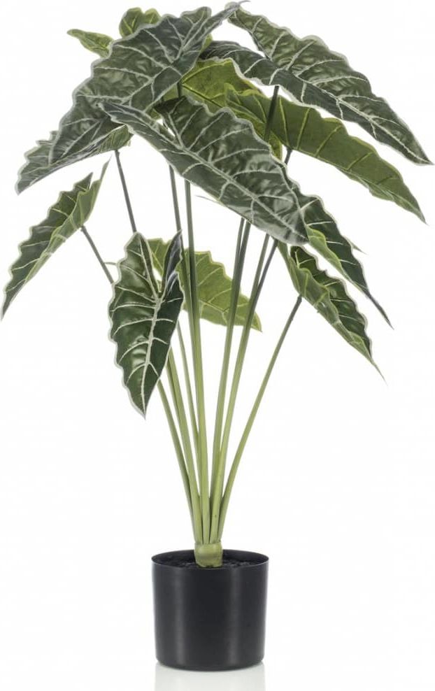 Emerald Emerald Sztuczna alokazja w doniczce, 80 cm