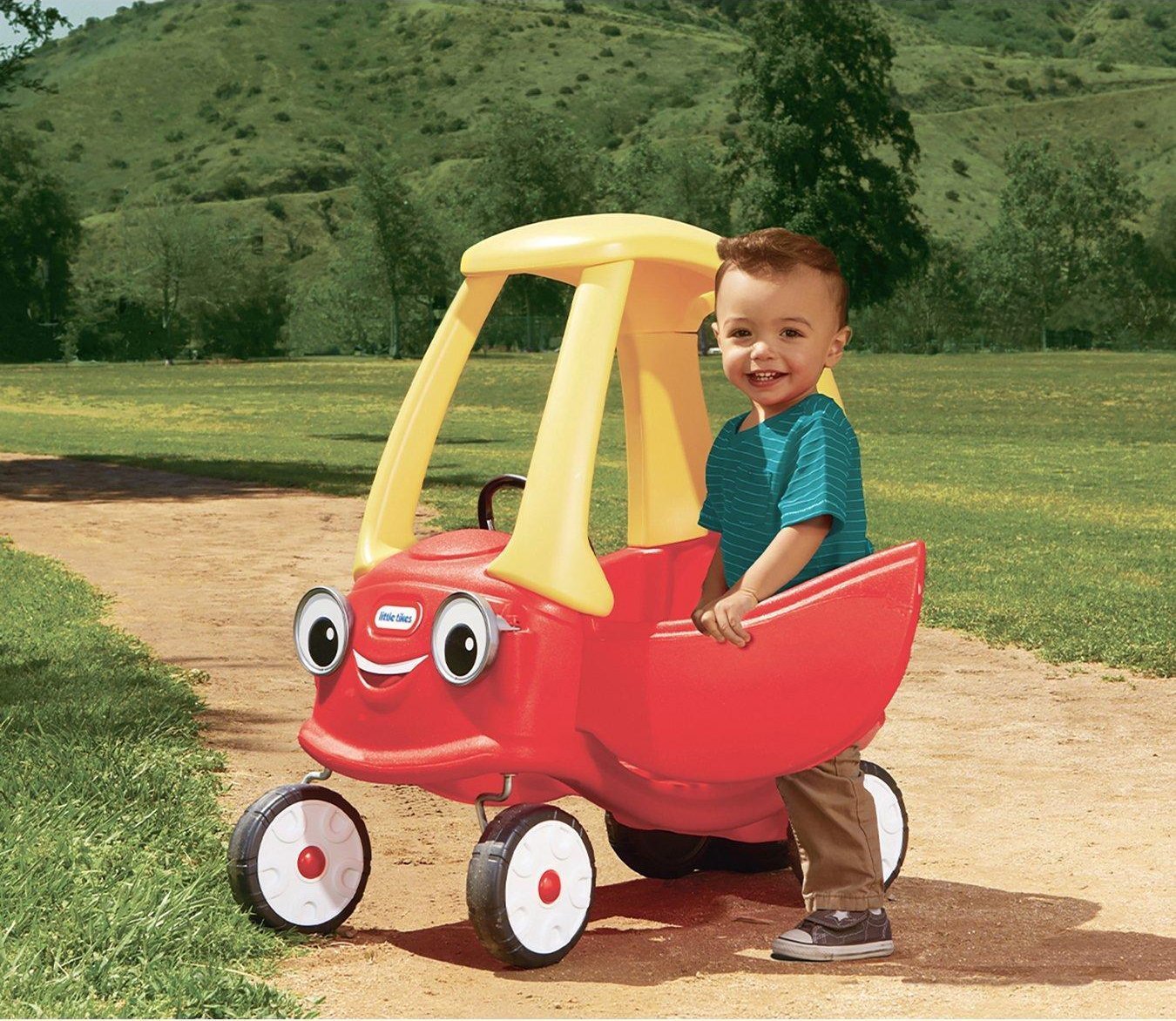 Little Tikes Cozy Coupe Żółto-Czerwony Nowe Oczy (642302)