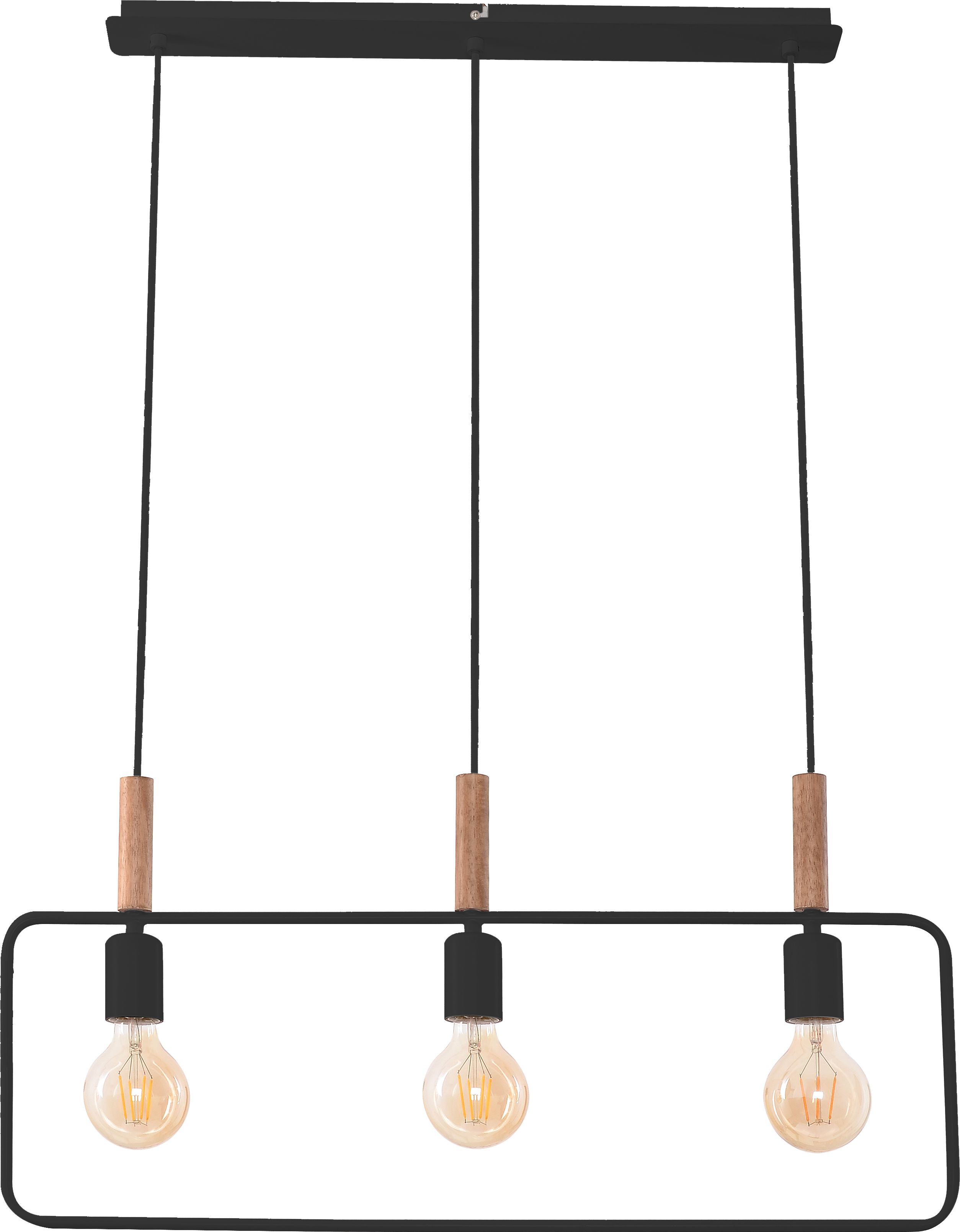 Lampa wisząca Candellux FRAME industrial czarny (33-73525)