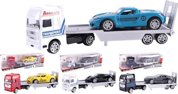 Pro Kids Laweta z autem mix