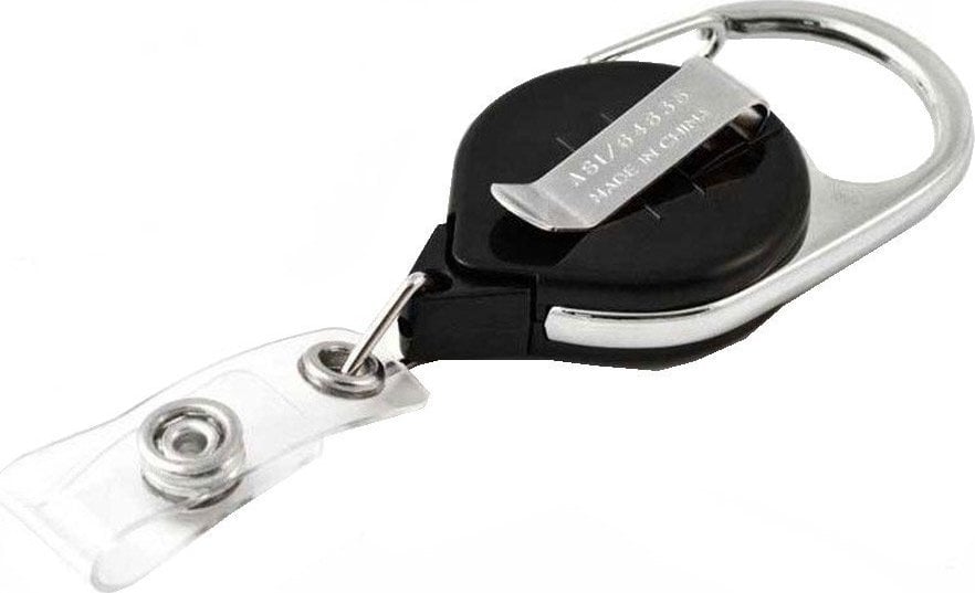 KEY-BAK KEY-BAK - Retraktor Retract-A-Badge ID w Carabiner
