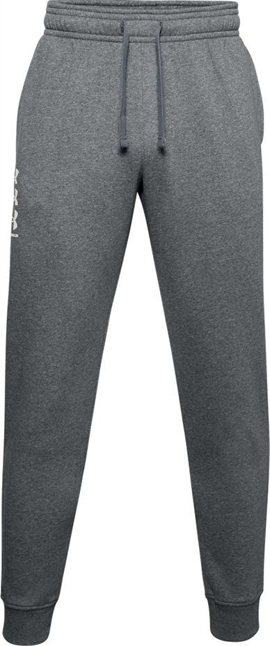 Under Armour Spodnie męskie Under Armour Rival Fleece 3Logo Jogger ciemnoszare 1357131 012 S