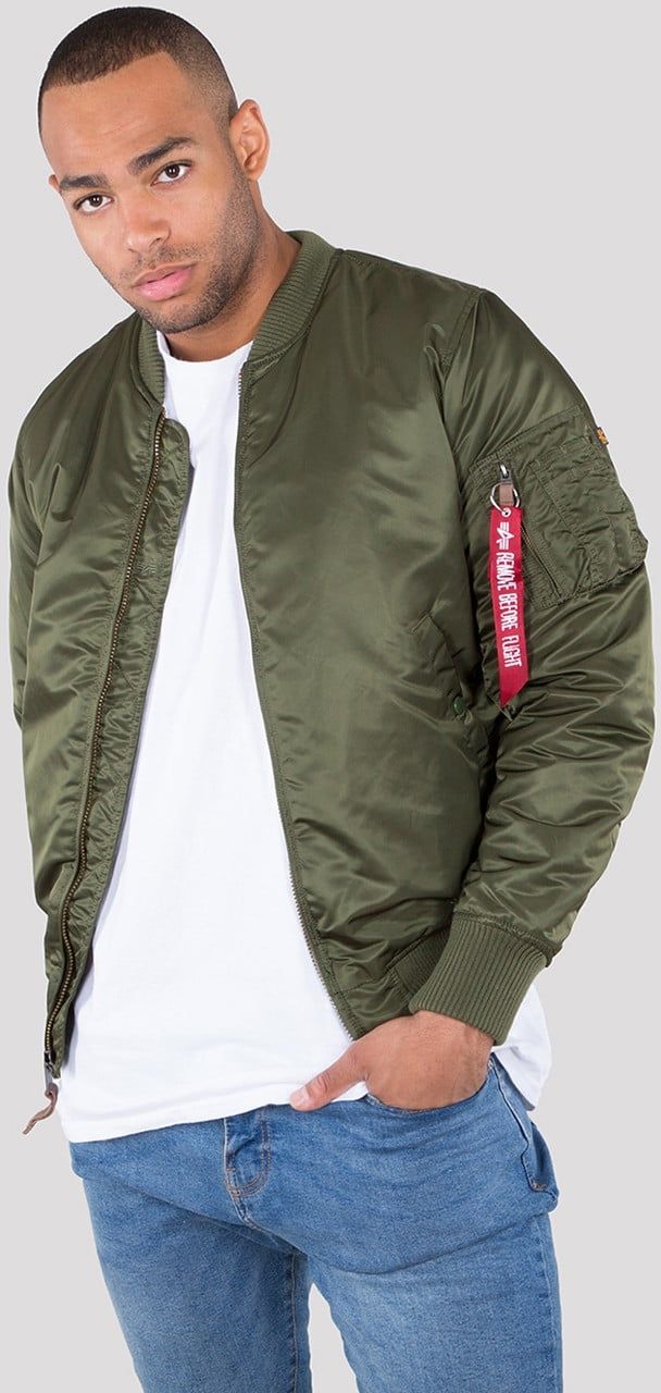 Kurtka męska Alpha Industries zielona r. S