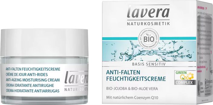 Lavera Krem do twarzy Basis Sensitiv z koenzymem Q10 przeciwzmarszczkowy 50ml