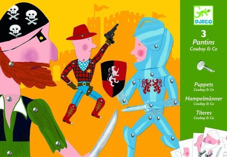 Djeco Zestaw papierowy Stwórz Postać - Cowboy