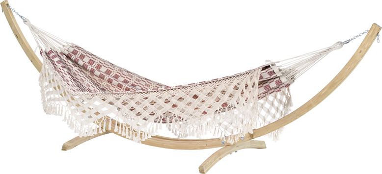 Rio Zestaw hamakowy, czerwono-ecru Karagen set rouge