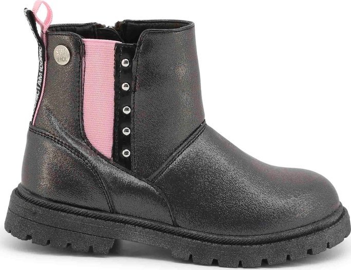 Shone Buty do kostki marki Shone model 6372-032 kolor Czarny. Obuwie Dziewczynka. Sezon: Jesień/Zima EU 26