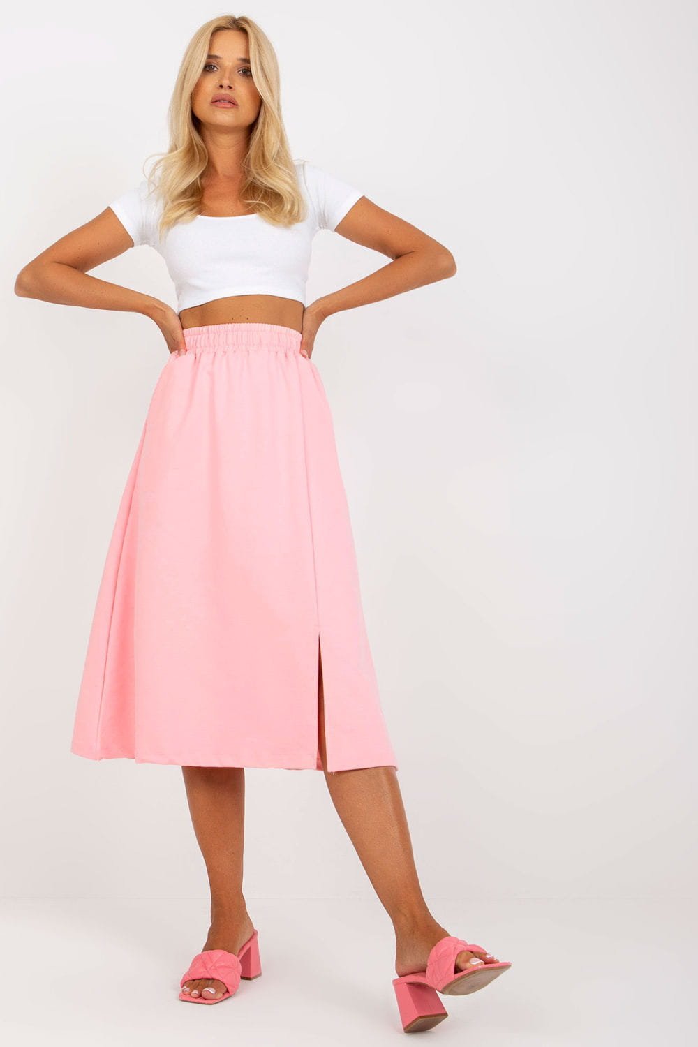 Fancy Spódnica Model FA-SD-7954.99 Light Pink