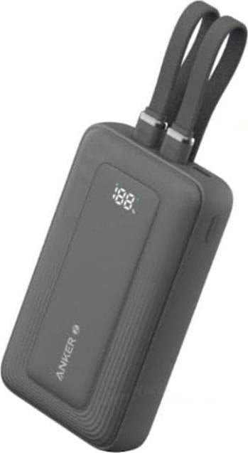 Anker PowerBank 10k mAh 30W kable C/Lightning 1USB-C 1USB-A