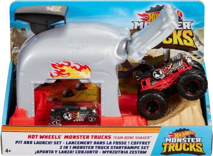 Hot Wheels 2in1 Monster Truck czerwony (GKY02)