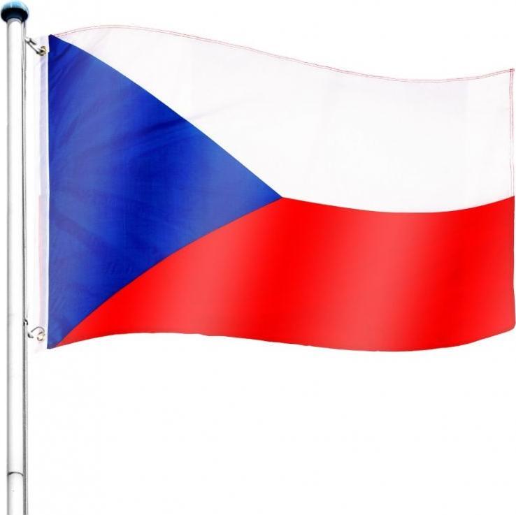 FLAGMASTER Maszt wraz z flagą Republika Czeska - 650 cm