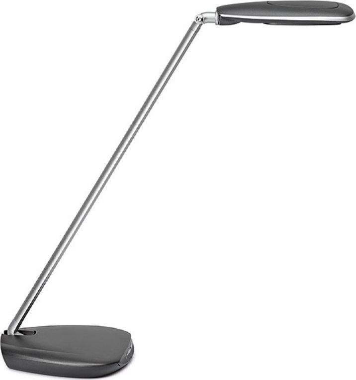 Lampka biurkowa Maul Lampka LED na biurko MAULpulse Colour Vario, 7W, ze ściemniaczem, srebrno-czarna