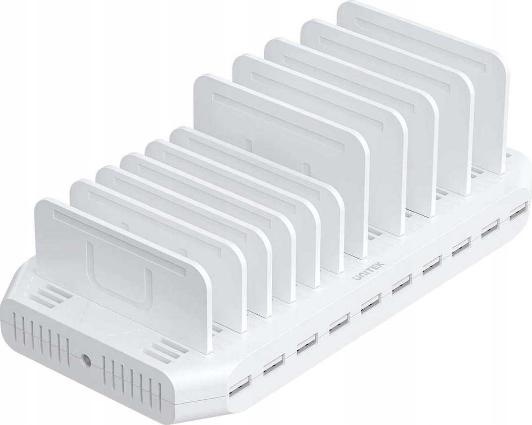 Unitek Unitek Stacja ładująca 10xUSB 2.4A 60W biała