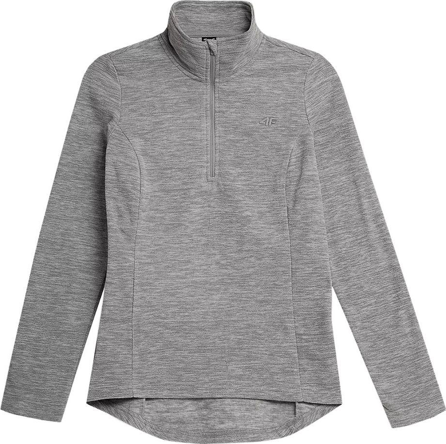 4f Bluza polarowa damska 4F chłodny jasny szary melanż H4Z21 BIDP010 27M 2XL