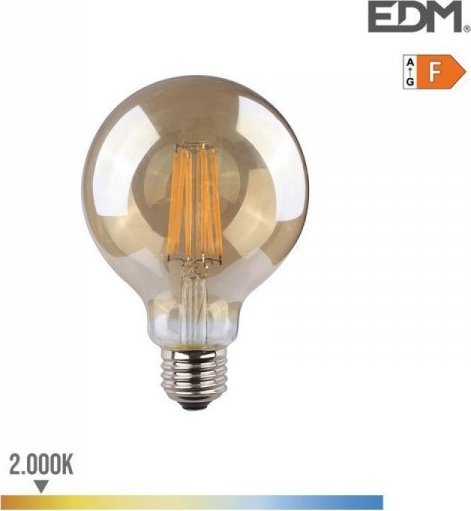 EDM Żarówka LED EDM 8 W E27 F 720 Lm (2000 K)