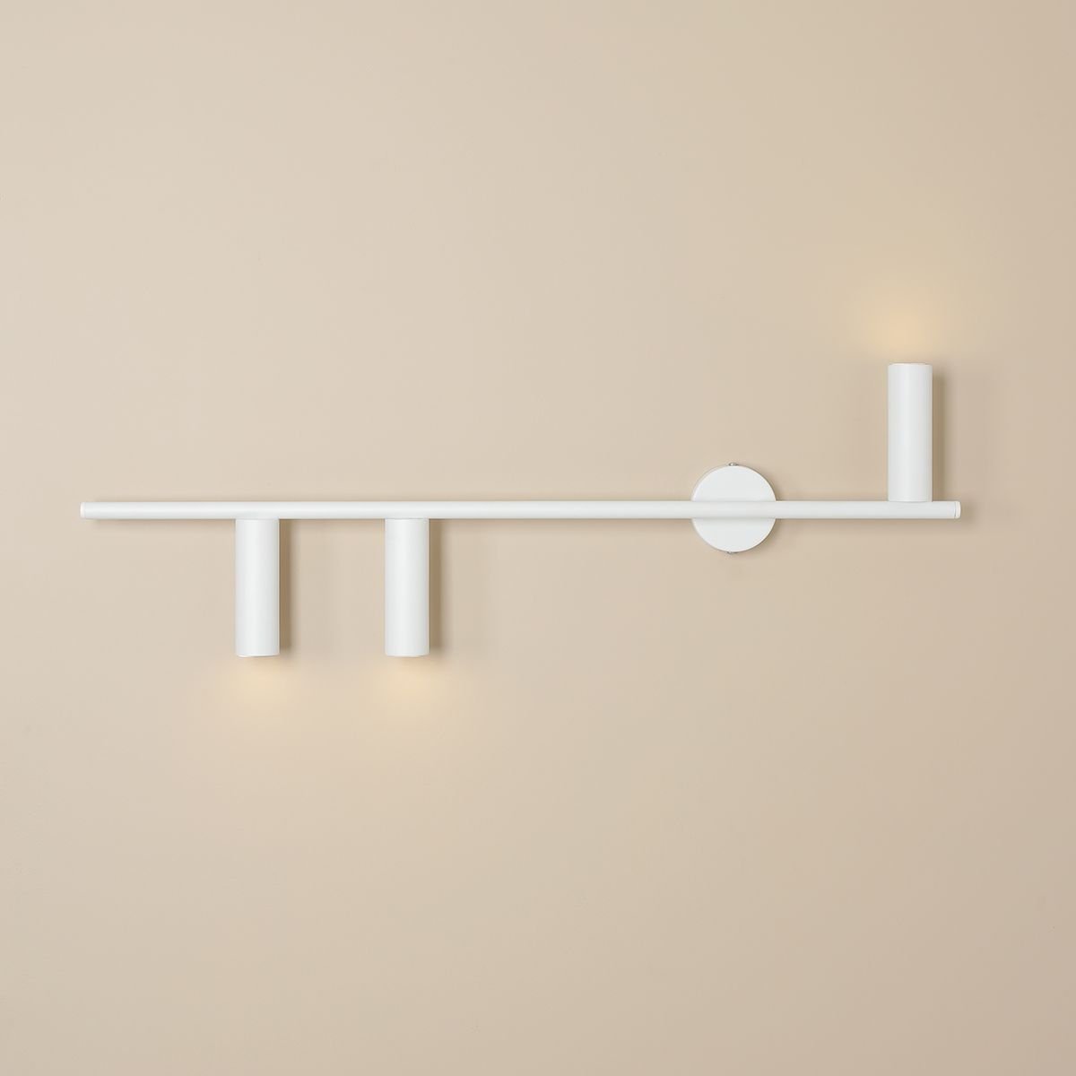 Kinkiet Aldex Nowoczesna lampa ścienna Trevo 1104Y Aldex nad łóżko biała