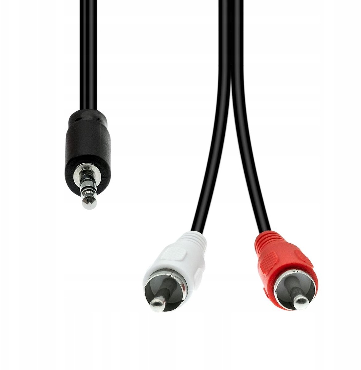 Kabel ProXtend Mini-Jack 3-Pin to 2 x RCA Cable M-M Black 2M