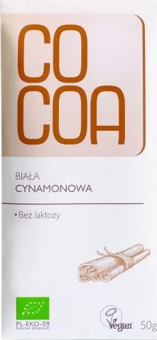 Cocoa CZEKOLADA CYNAMONOWA BIO 50 g - COCOA