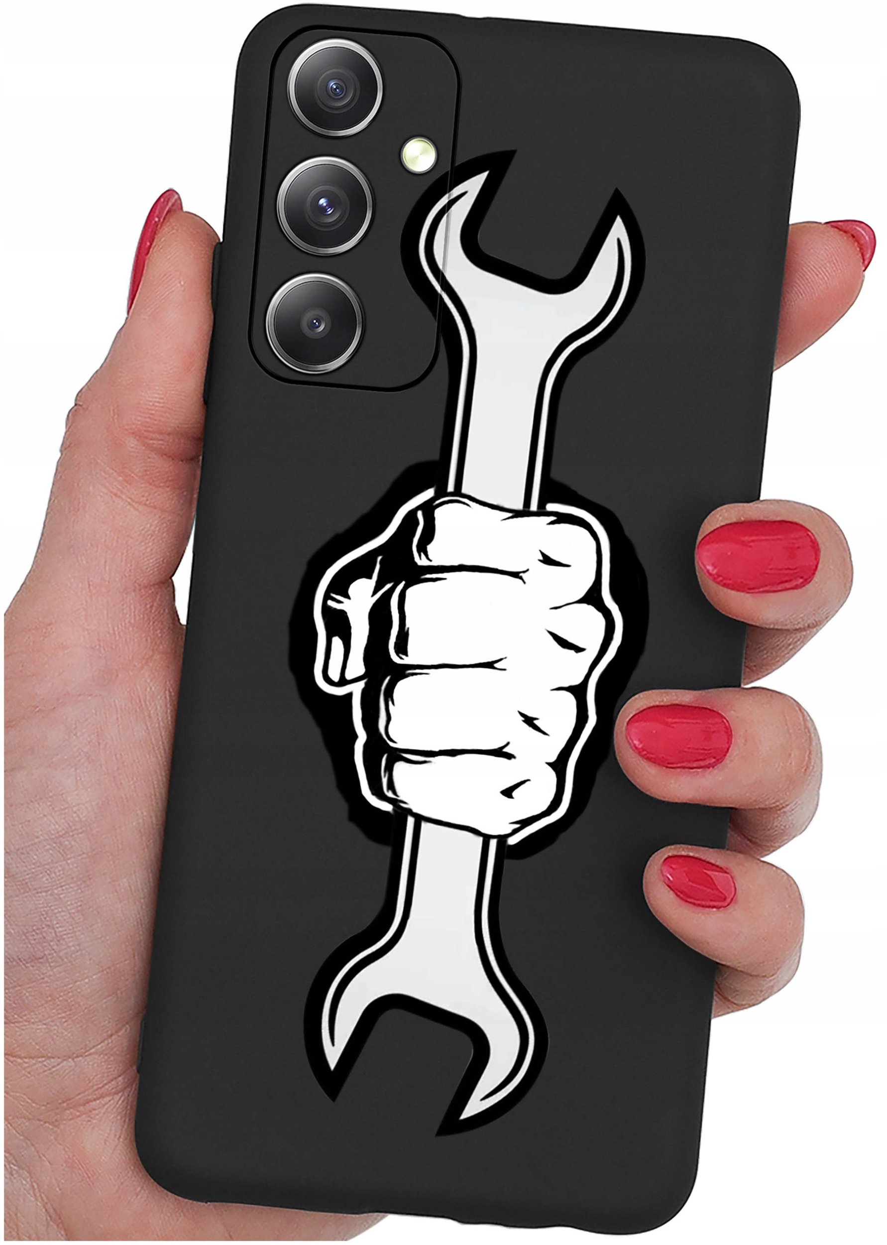 ETUI do Samsung Galaxy M23 5G WZORY |SILIKONOWE MATT CASE + SZKŁO 9H