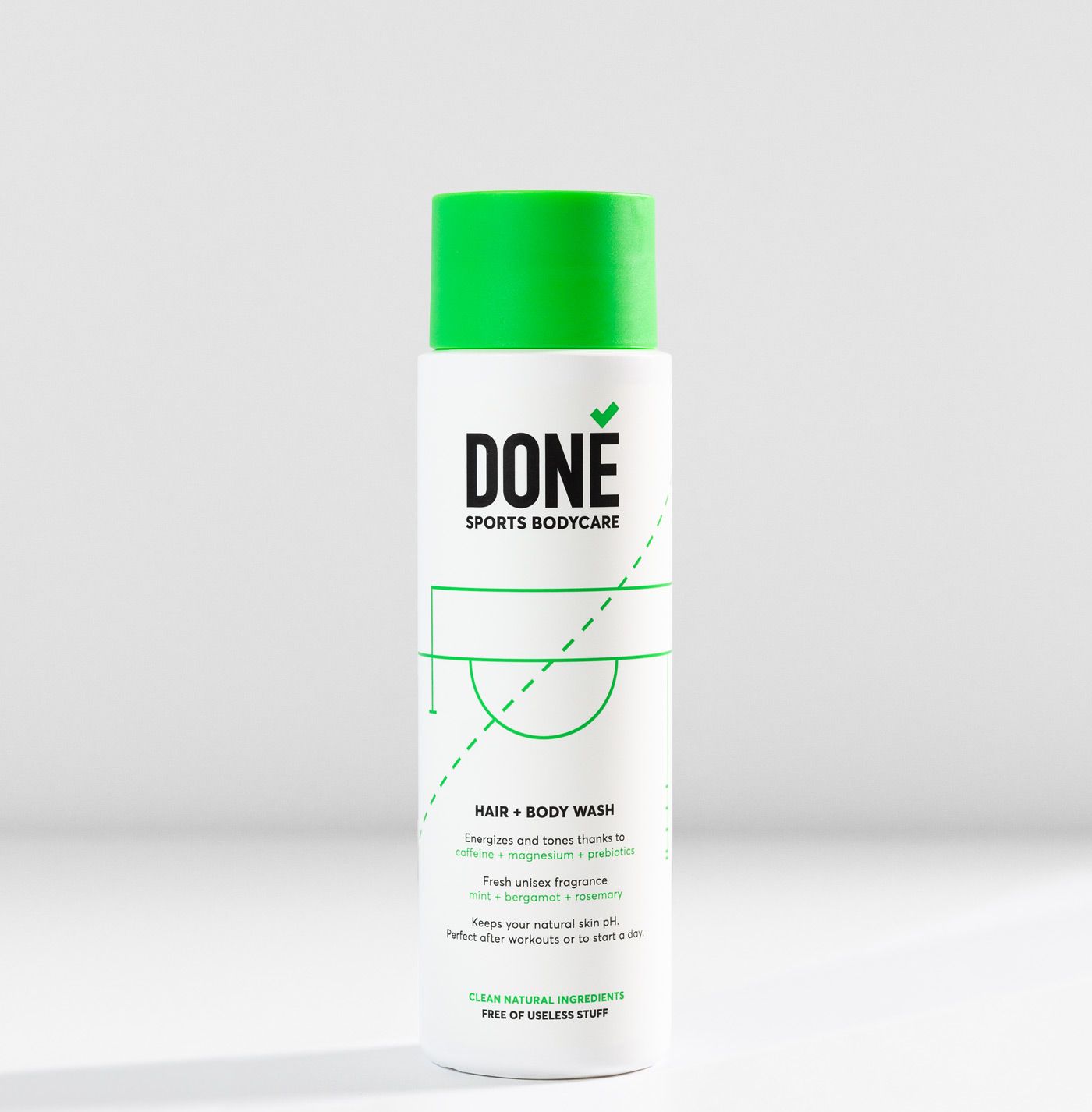 DONE. Sports Bodycare Żel do mycia ciała i włosów