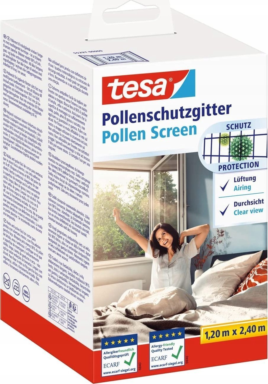 Tesa tesa Pollenschutz-Gitter 1.2m x 2.4m anthrazit