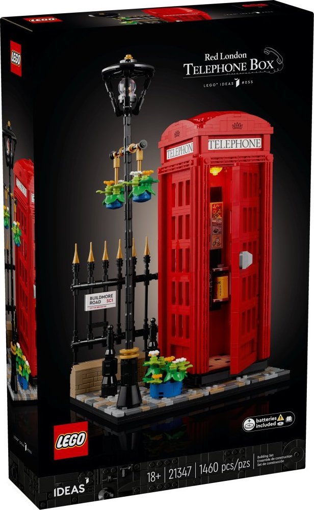 LEGO Ideas Czerwona londyńska budka telefoniczna (21347)