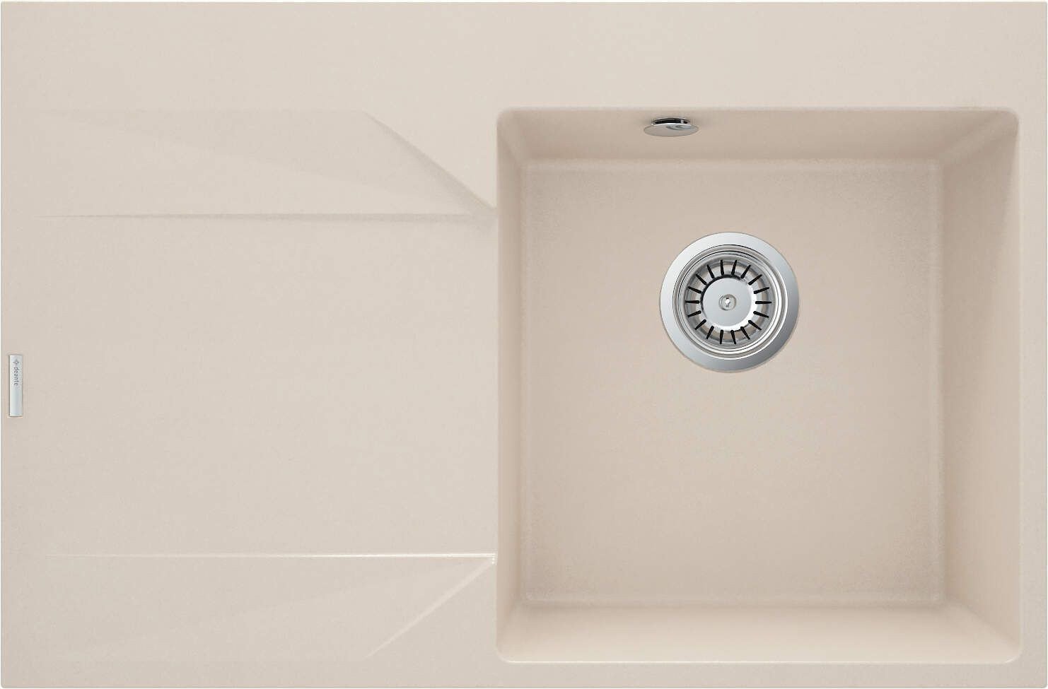 Zlewozmywak granitowy 1-komorowy z ociekaczem - lewy