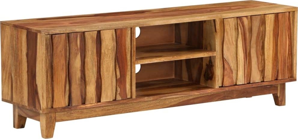 vidaXL Szafka pod telewizor, lite drewno sheesham, 118 x 30 x 40 cm