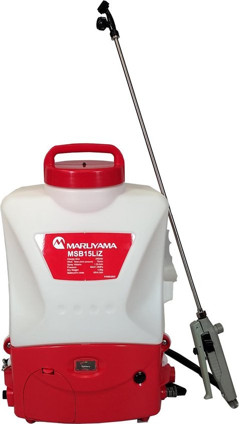 Maruyama MARUYAMA MSB15LIZ OPRYSKIWACZ AKUMULATOROWY PLECAKOWY CIŚNIENIOWY TŁOKOWY LI-ION MSB151