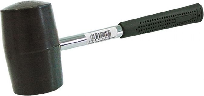 Mega Młotek gumowy rączka stalowa 450g (12006)