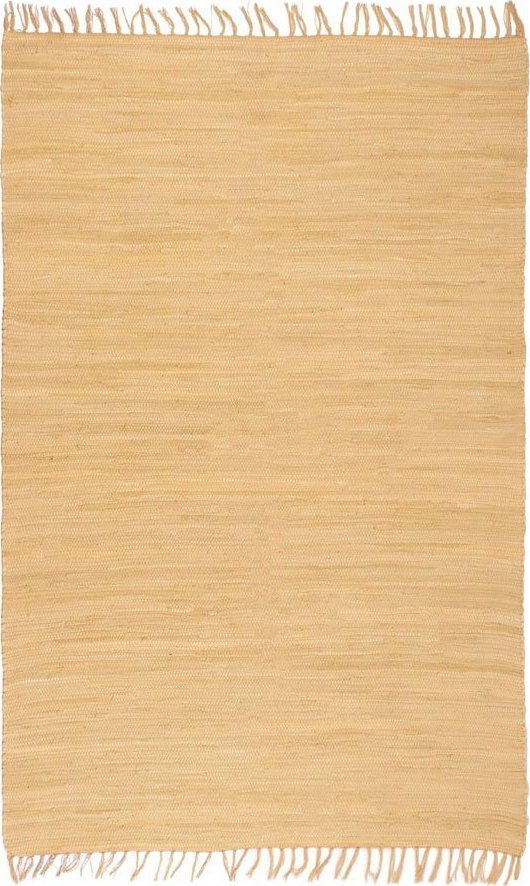 Elior Beżowy prostokątny dywan boho 200x290 cm - Kevis