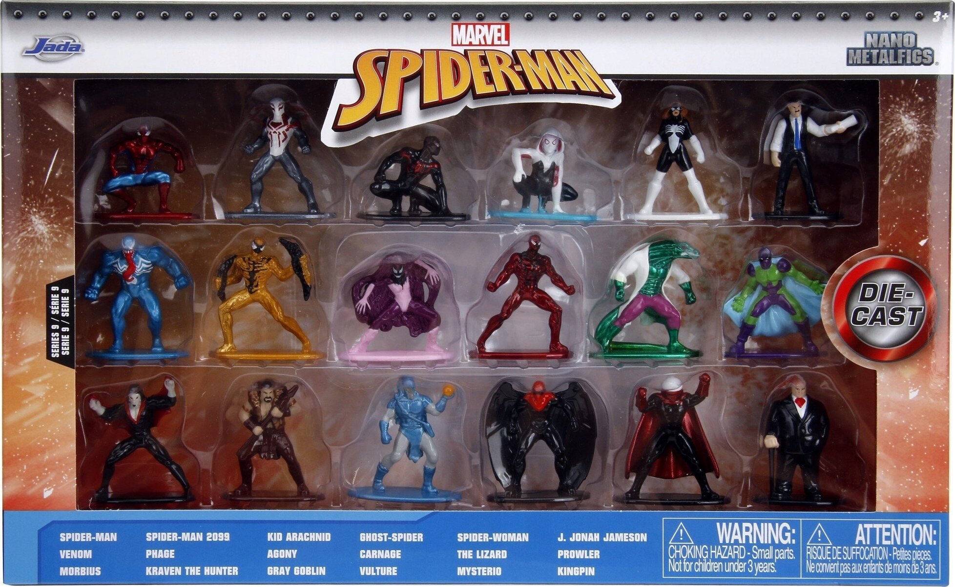 Figurka Jada Toys Figurki metalowe Spider-Man 18-pak wersja 9