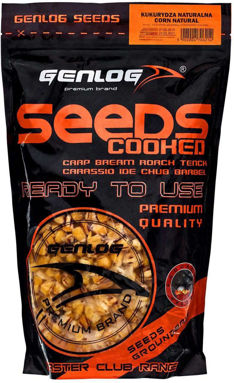 Genlog ZZG22 - GENLOG ZIARNA ZANĘTOWE - ZIARNO MIX KUKURYDZA-KONOPIA uniwersalny