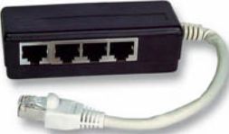 MicroConnect ADAPTER RJ45-4xRJ45 M/F 8P - MPK440