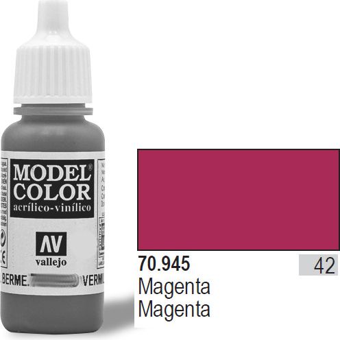 Vallejo Farba Nr42 Magenta Matt 17ml - 70945