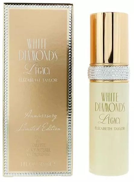 Elizabeth Taylor White Diamonds Legacy Eau De Toilette, dla kobiet, 30 ml