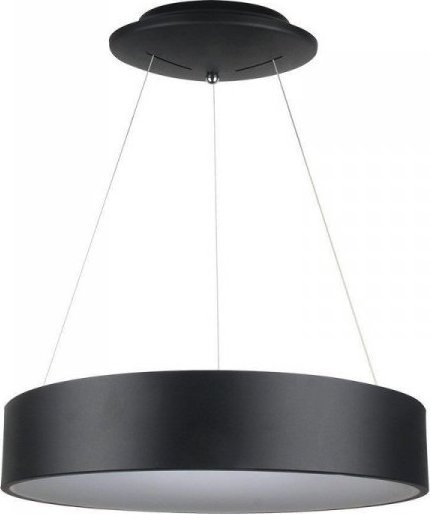 Lampa wisząca V-TAC Oprawa Zwieszana LED V-TAC 30W LED Okrągła Ściemnialna Czarny VT-32-1-B 3000K 2250lm 3 Lata Gwarancji