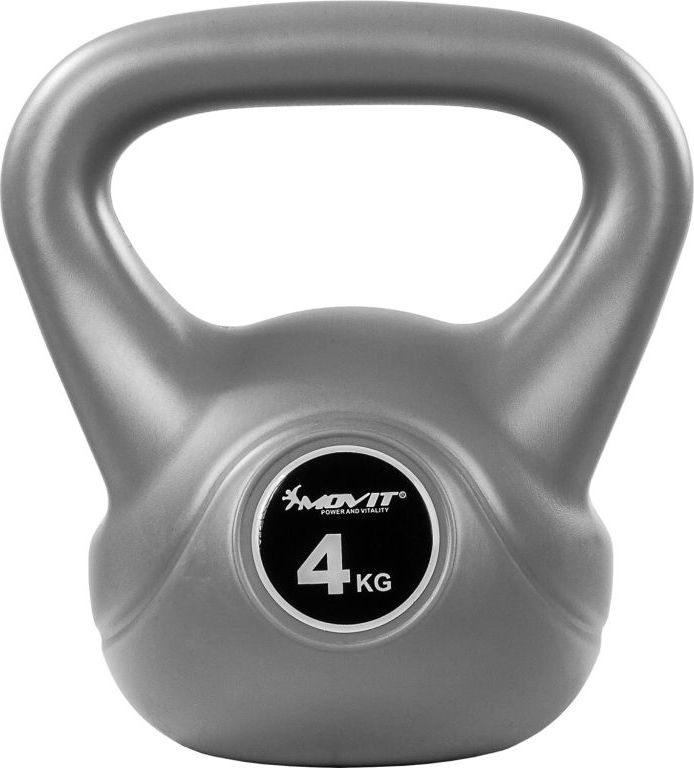 Kettlebell Movit bitumiczny 4 kg
