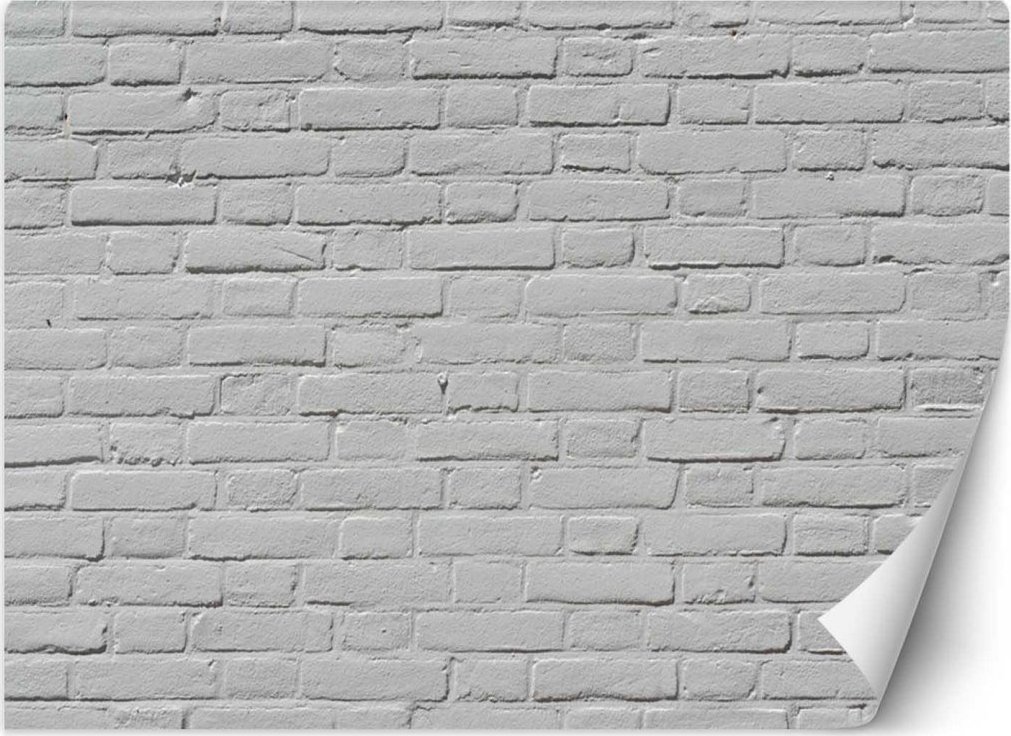 Feeby Fototapeta, Biała ściana z cegły - 450x315