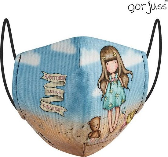 Gorjuss Maska higieniczna materiałowa wielokrotnego użytku Gorjuss Dziecięcy Błękitne niebo