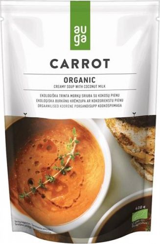 Auga Zupa krem z marchwi z mlekiem kokosowym BIO 400 g Auga