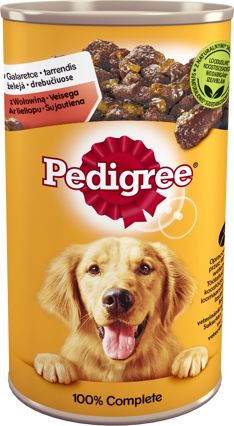 Pedigree PEDIGREE Adult puszka 6x400g - mokra karma dla psów z wołowiną w galaretce