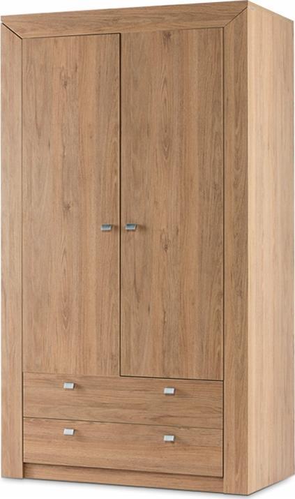 Konsimo Szafa dwudrzwiowa klasyczna dąb naturalny CALDO