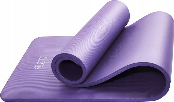 4fizjo Mata treningowa 180 cm x 60 cm x 1.5 cm fioletowa