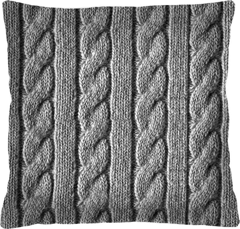 Selsey SELSEY Poduszka dekoracyjna Diecca 40x40 cm z motywem swetra